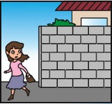 屋外（街）では
