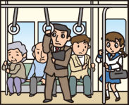 鉄道・バス乗車中は