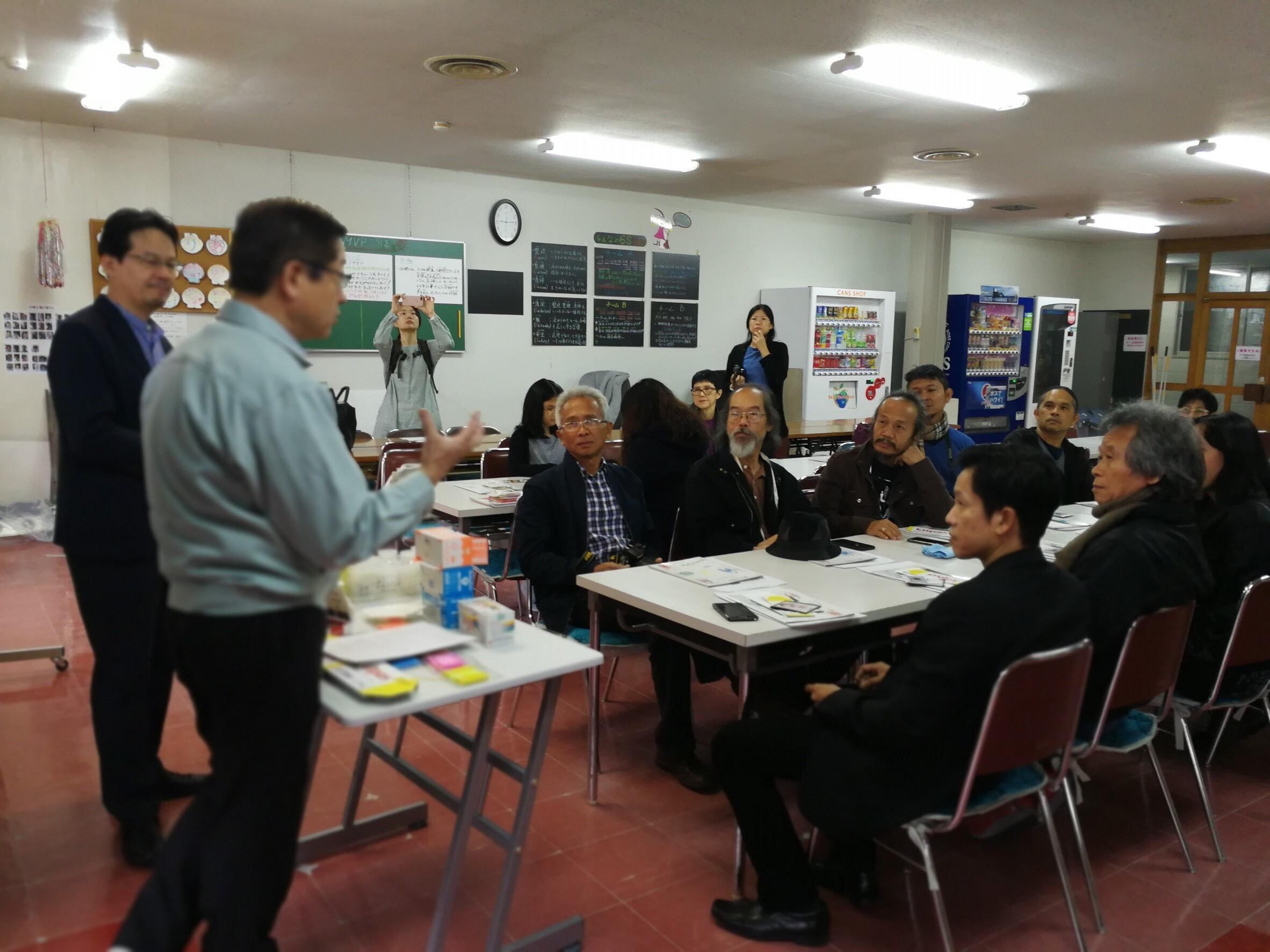 西川工場長によるデモンストレーション