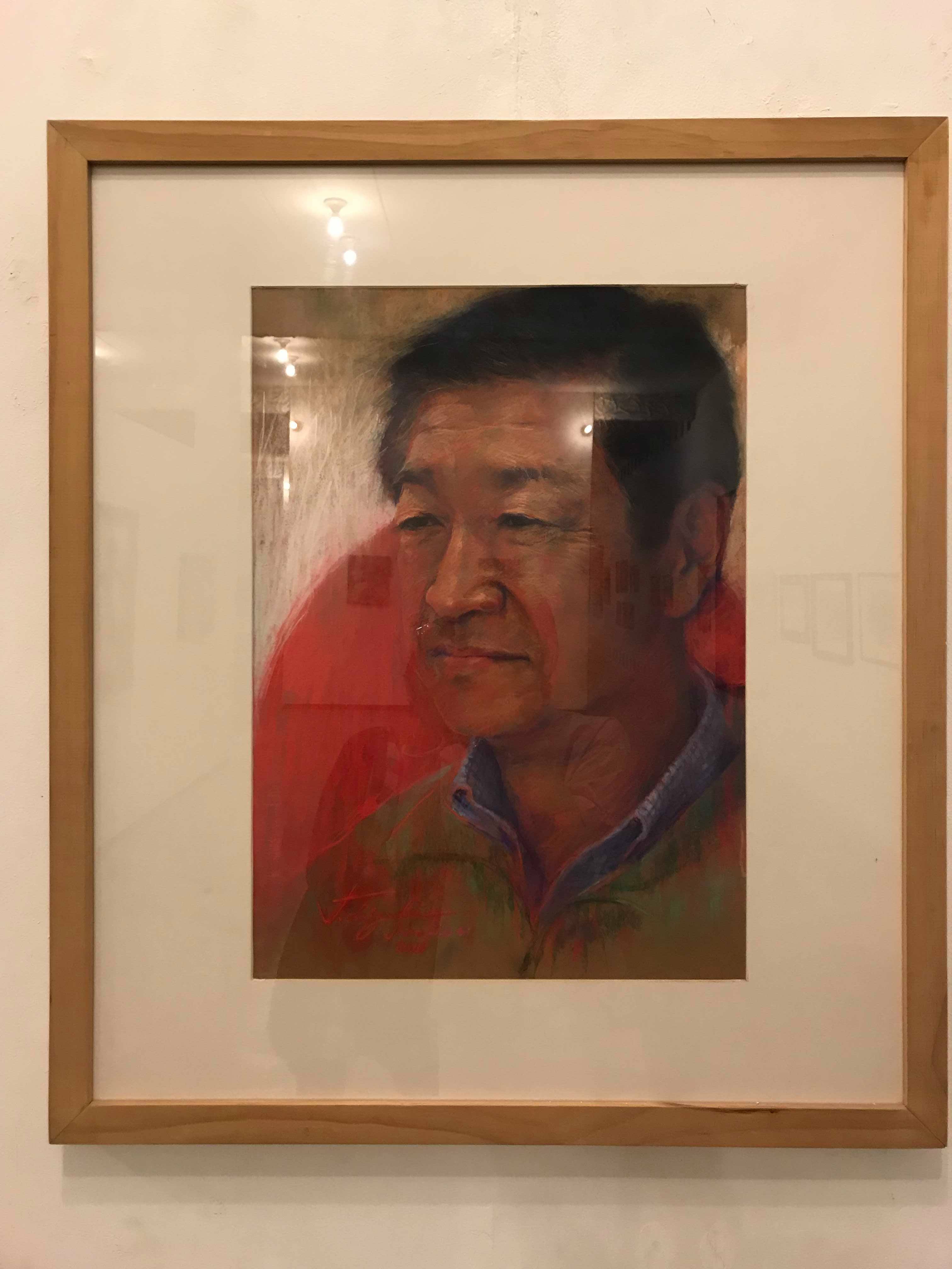 西川工場長の肖像画