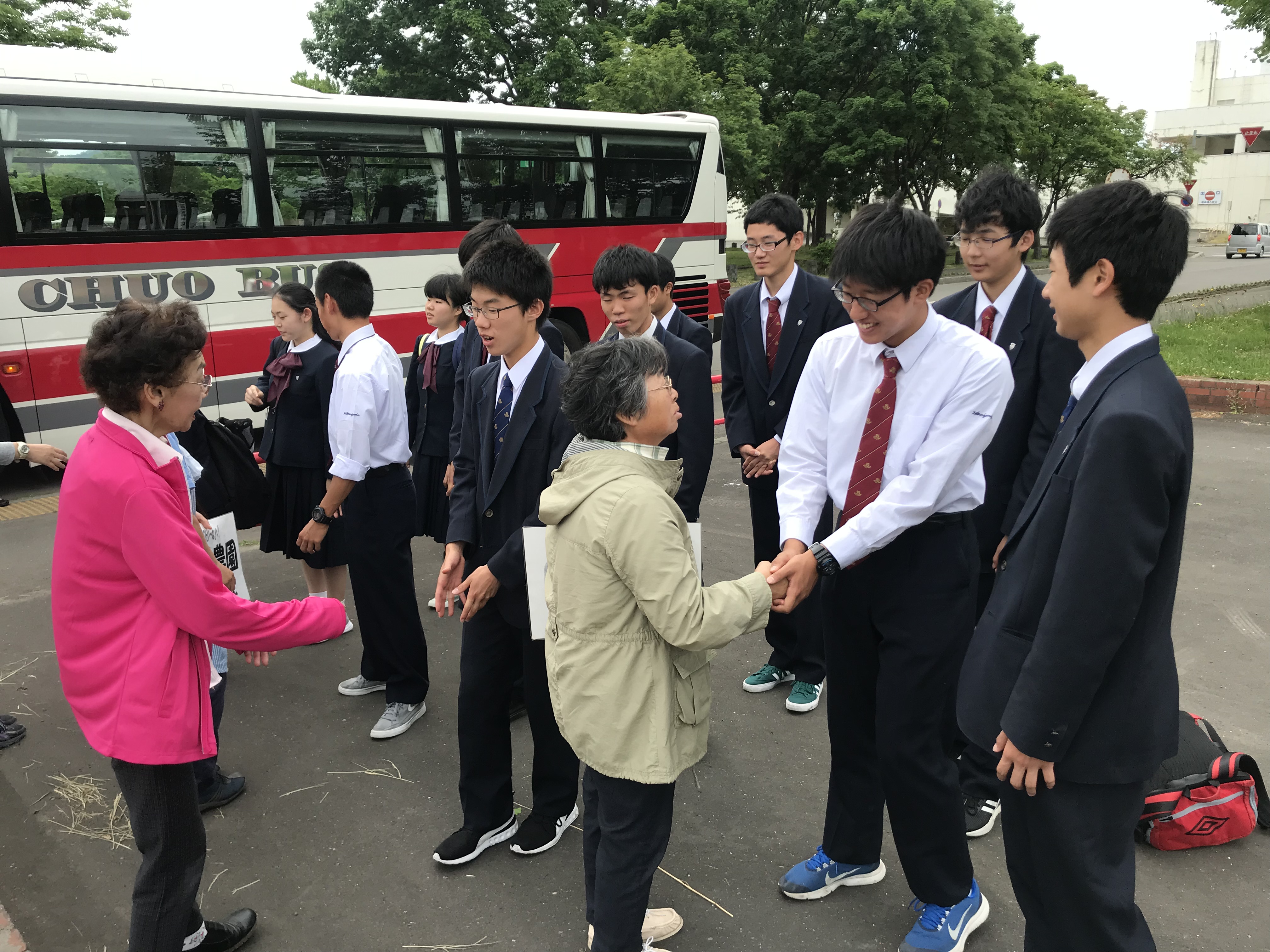 雲雀丘学園高校の生徒の皆さんお疲れさまでしたの画像