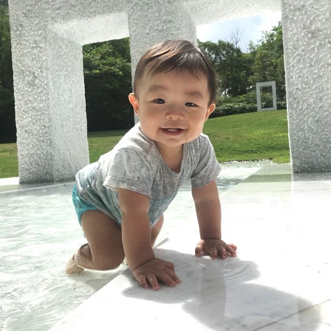 じゃぶじゃぶ気持ちいいー♪の画像