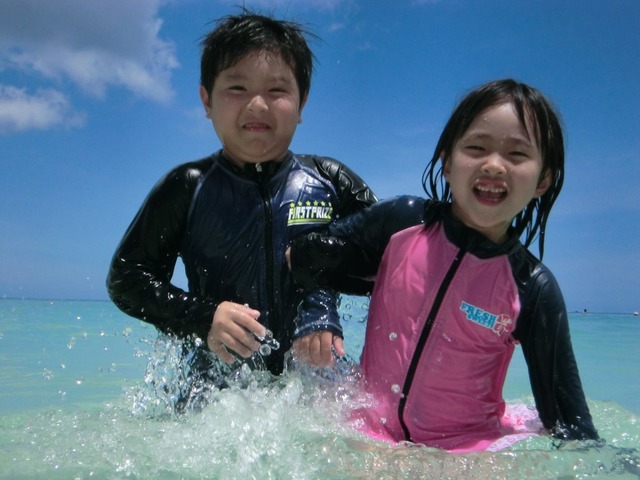 グァムの海での画像