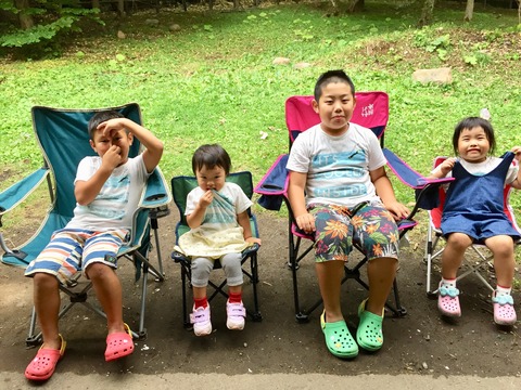10 キャンプ行ったよ
