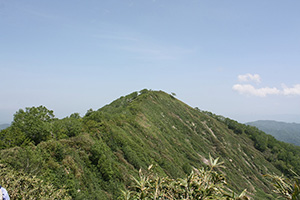 美唄山の頂上