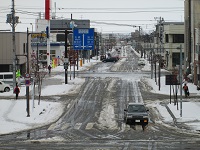 11月の国道の画像