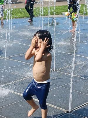 水遊び