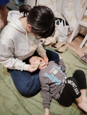 仕上げはお姉ちゃん
