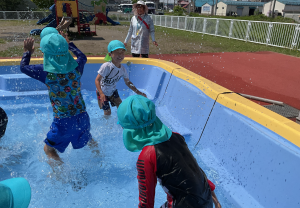 水遊び