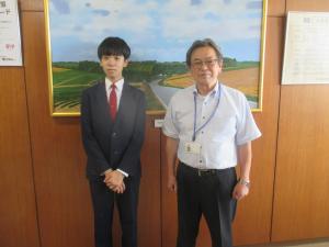 表敬訪問の様子